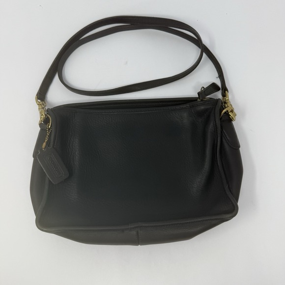Vintage Coach Bonnie Cashin Leather Crossbody Shoulder Bag Purse Black - Picture 1 of 16